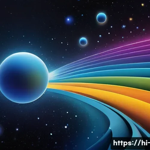 Home 33 중성미자 진동 실험 - A detailed scientific illustration of neutrino oscillation: three distinct neutrino flavors—electron...